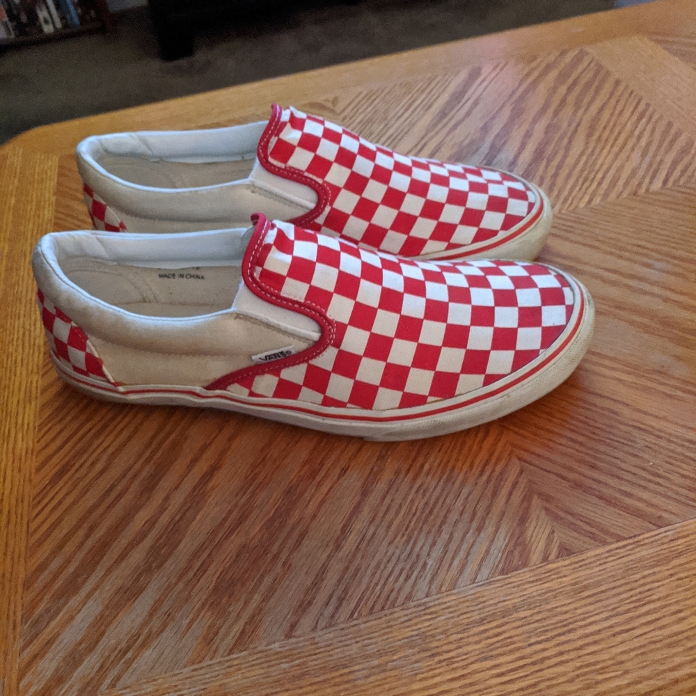 Vans Checkerboard slip ons